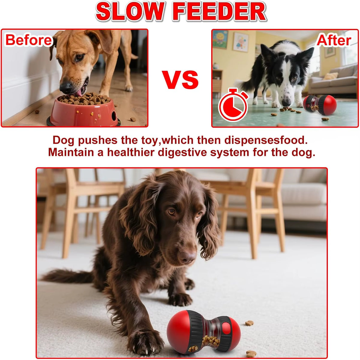 Engaging Interactive Treat Dispensing Tumbler Toy for Cats and Dogs - Adjustable Slow Feeder Puzzle for Endless Fun!