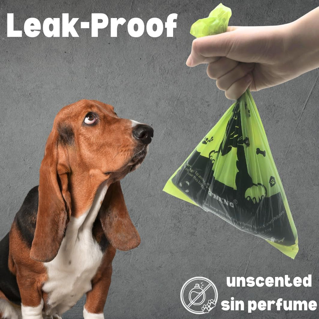 Premium Dog Waste Bags with Dispenser - 576 Unscented Bags in 32 Refill Rolls for Efficient Pet Cleanup
