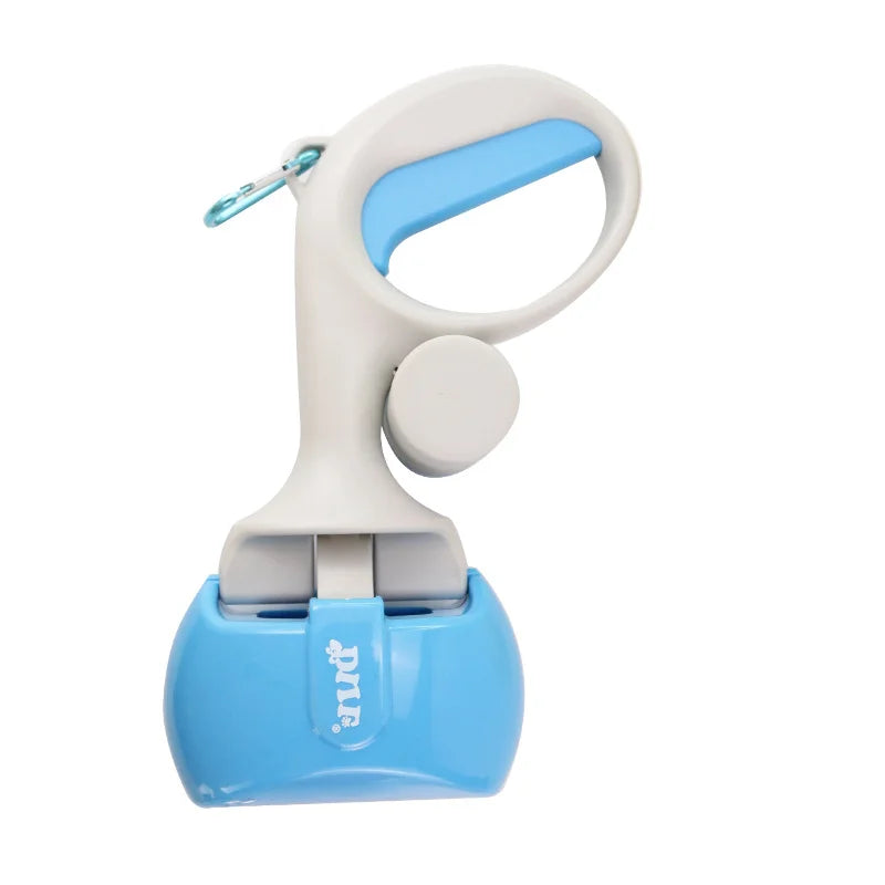 Eco-Friendly Dog Poop Scooper with Convenient Bag Dispenser – Essential Outdoor Cleaning Tool for Pet Owners