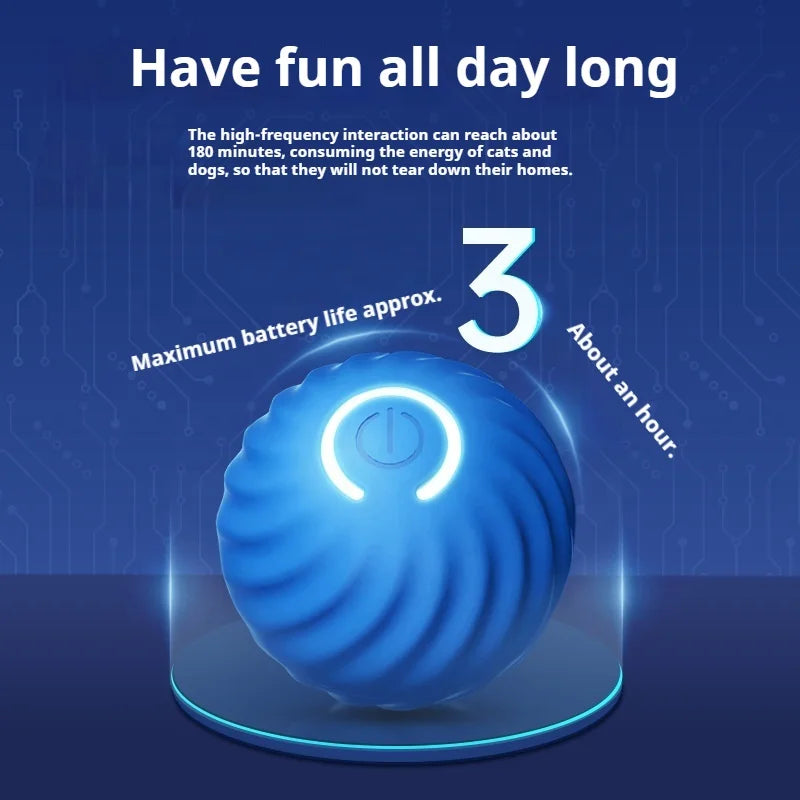 Exciting Gravity Bounce Ball - The Ultimate Smart Charging Toy for Dogs and Cats!