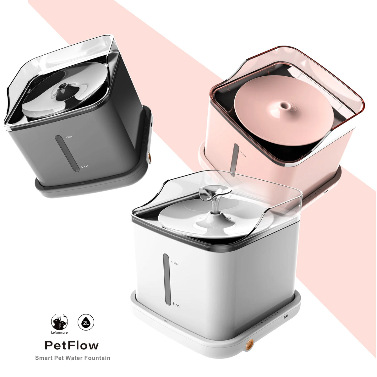 Elevate Your Pet's Hydration with Our Stylish Automatic Stainless Steel Water Fountain – Rechargeable 2L Dispenser for Cats & Dogs