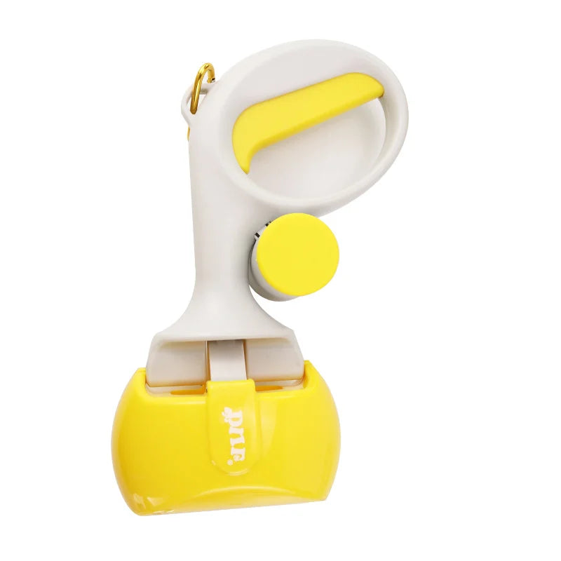 Eco-Friendly Dog Poop Scooper with Convenient Bag Dispenser – Essential Outdoor Cleaning Tool for Pet Owners