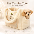 Luxury Custom Logo Polar Fleece Dog Travel Carrier Bag - Breathable, Waterproof & Safe for Your Pet